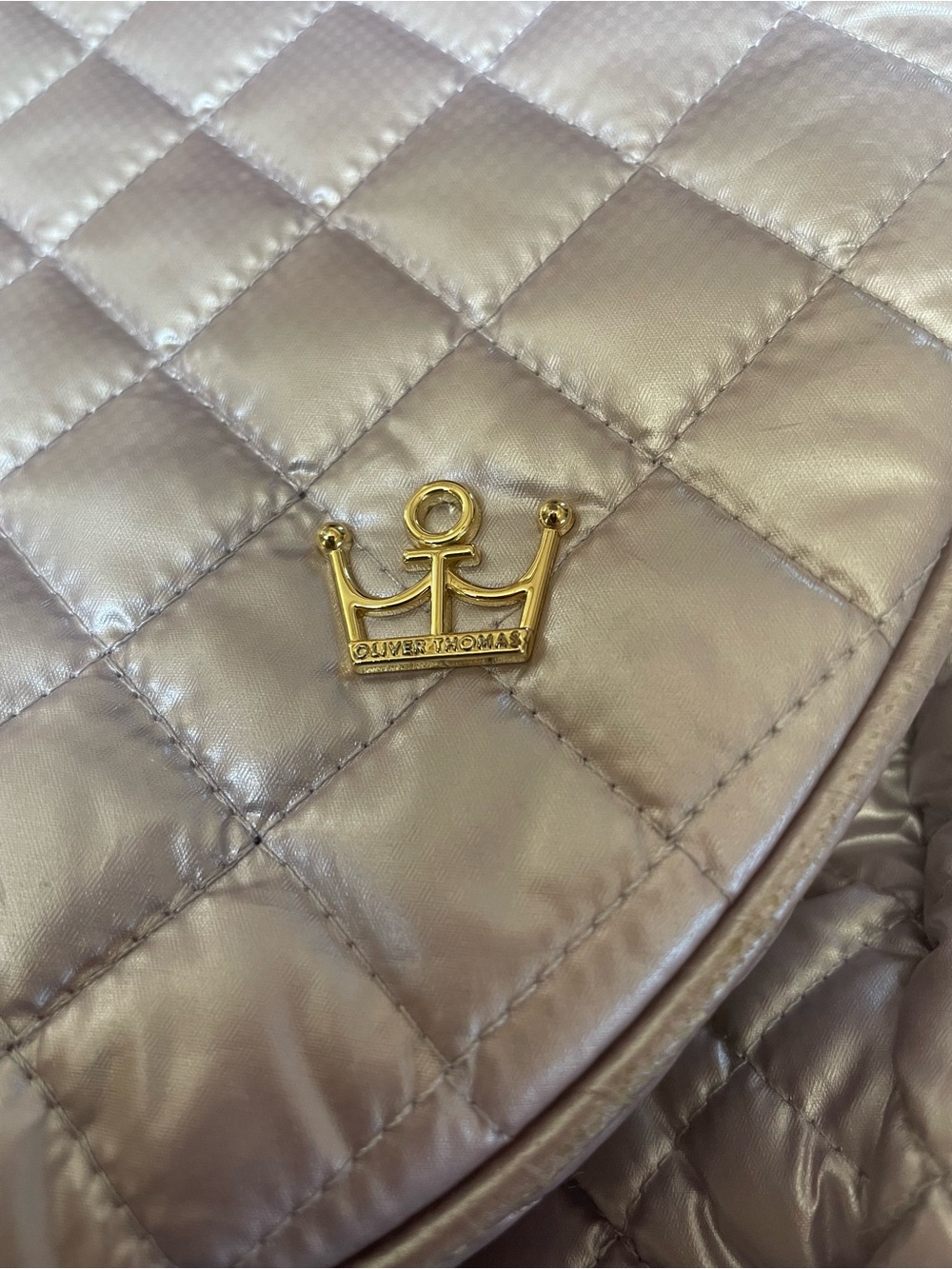 Oliver Thomas 24 + 7 Tennis Backpack, Lavender Quilted - Picture 5 of 13